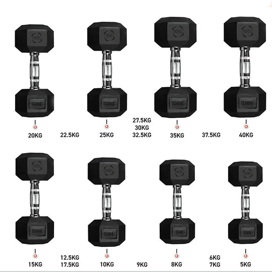 Body Revolution 25kg Hex Dumbbell Duo