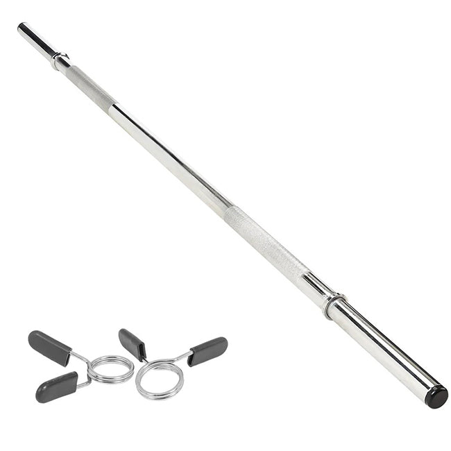 Body Revolution Straight Weight Bar – 1.4m 1” Standard Barbell for Home Gym