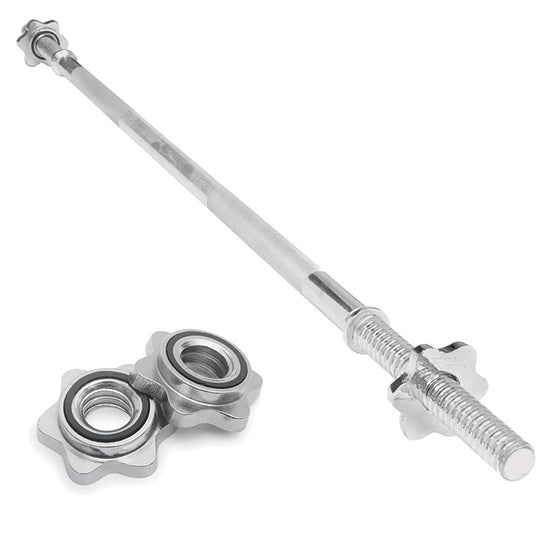 Body Revolution Straight Weight Bar – 1.4m 1” Standard Barbell for Home Gym