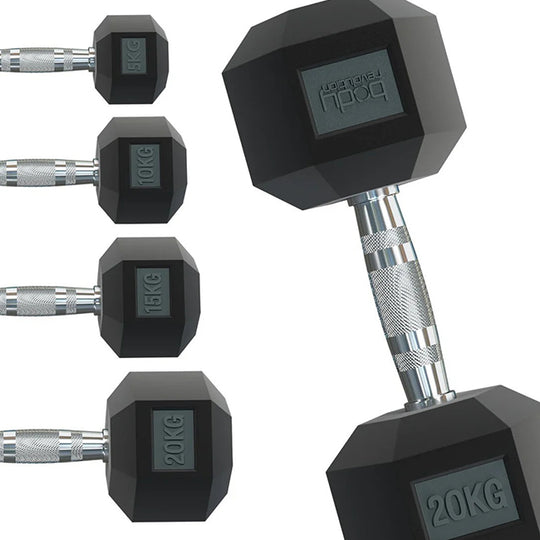 Body Revolution 2-Pack 3kg Hexagonal Dumbbells